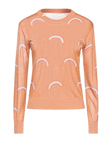 SUN 68 Pullover Cammello 73% Viscosa, 19% Poliammide, 8% Fibra di metallo