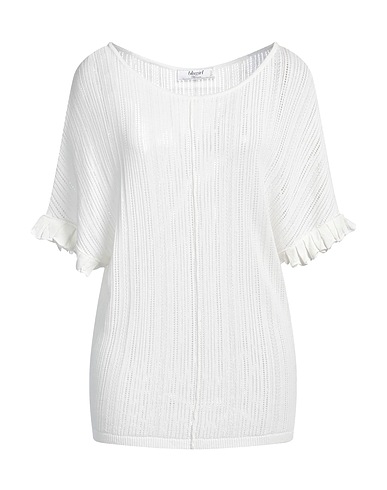 BLUGIRL Pullover BIANCO 83% Viscosa, 17% Poliestere