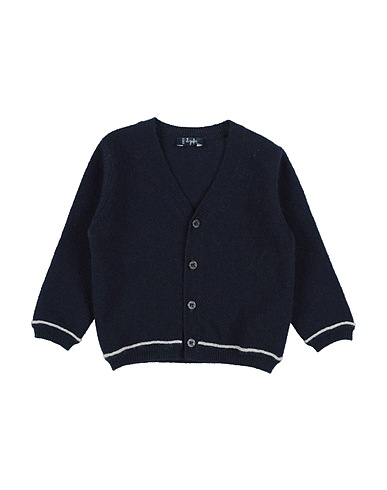 IL GUFO Cardigan Midnight blue 100% Virgin Wool