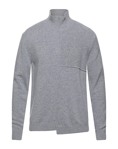 PAOLO PECORA 터틀넥 니트 라이트 그레이 100% 버진 울