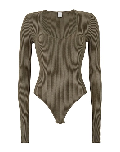 8 by YOOX Pullover Militärgrün 72% Viskose, 28% Polyamid