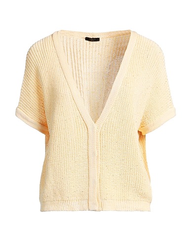 PESERICO Strickjacke Beige 100% Baumwolle