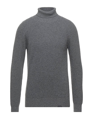 BROOKSFIELD Polo neck Grey 35% Polyamide, 30% Viscose, 30% Wool, 5% Cashmere