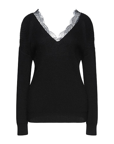 MAJE Jumper Black 52% Acrylic, 48% Wool