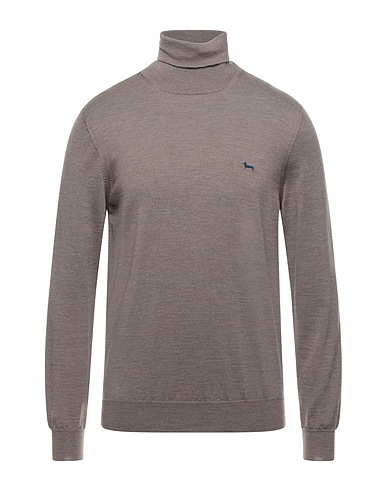 HARMONT & BLAINE Polo neck Light brown 100% Wool
