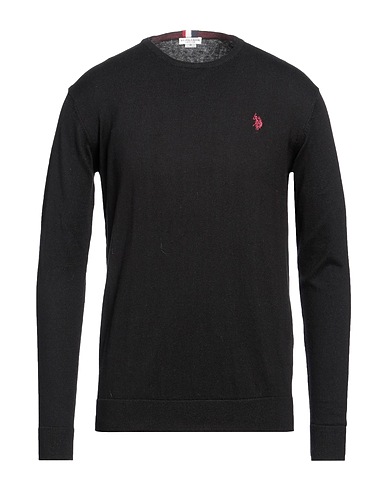 U.S.POLO ASSN. Jumper Black 90% Cotton, 10% Cashmere