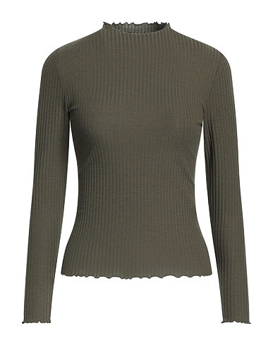 ONLY Pullover OUR STORY Verde militare 63% Poliestere, 32% Viscosa, 5% Elastan