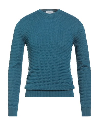 BECOME Jumper Deep teal 50% Merino Wool, 50% Acrylic