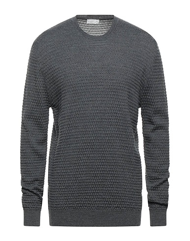 BECOME Pullover Gris 50% Laine mérinos, 50% Acrylique