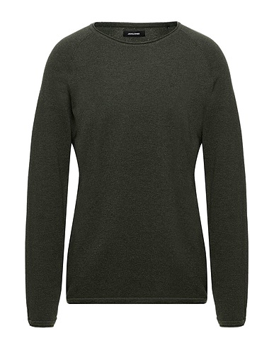JACK & JONES Pullover Verde scuro 100% Cotone