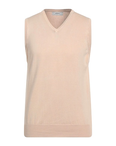 ALPHA STUDIO Jumper Beige 100% Cotton
