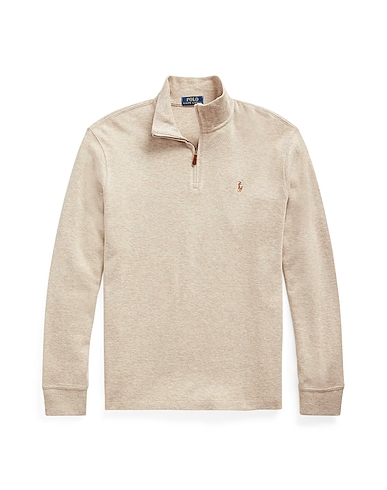 POLO RALPH LAUREN Jumper with zip ESTATE-RIB COTTON PULLOVER
100% Cotton