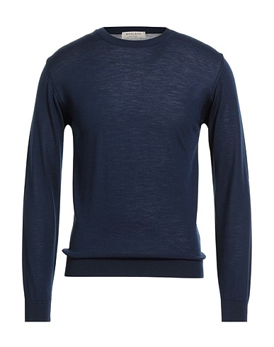 WOOL & CO Pullover Blu navy 100% Lana Merino