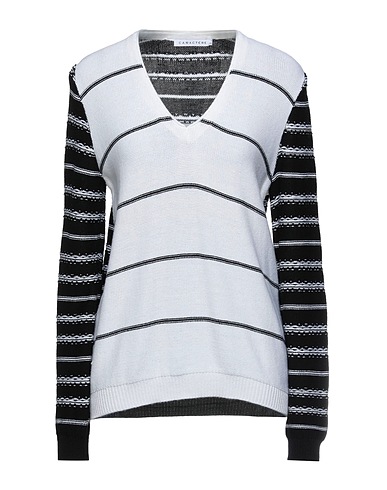 CARACTÈRE Jumper White 50% Wool, 50% Acrylic