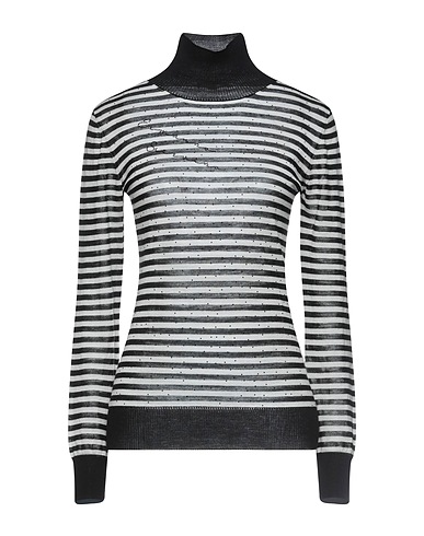 ERMANNO SCERVINO Polo neck White 70% Wool, 30% Cashmere