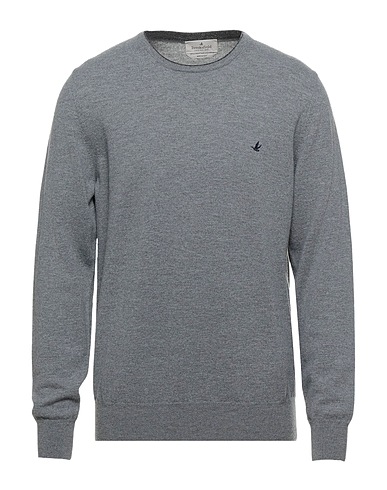 BROOKSFIELD Jumper Grey 100% Virgin Wool