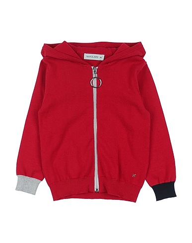MANUEL RITZ Cardigan Red 100% Cotton