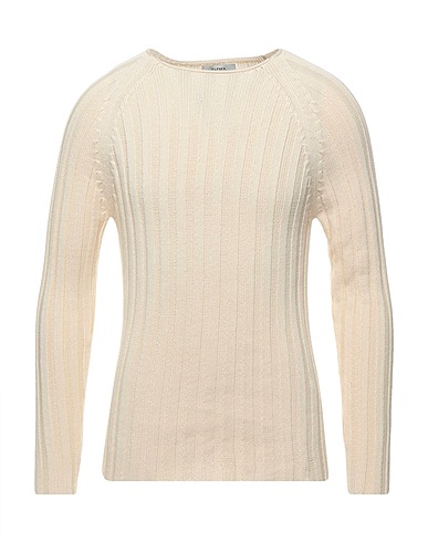 ALPHA STUDIO Sweater Ivory 100% Cotton