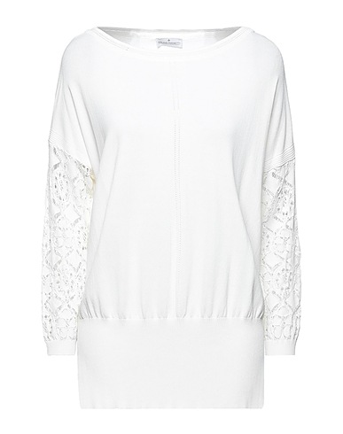BRUNO MANETTI Sweater White 80% Viscose, 20% Polyamide