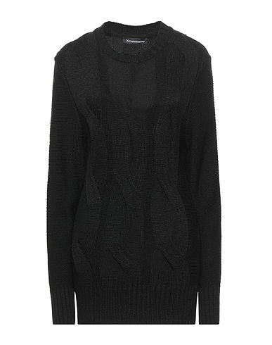 NOVESETTEZERO Pullover Nero 100% Acrilico