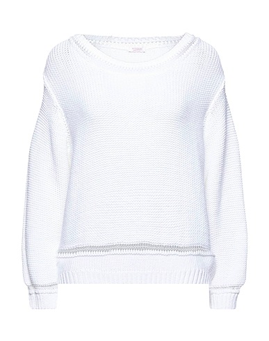 ROSSOPURO Jumper White 100% Cotton