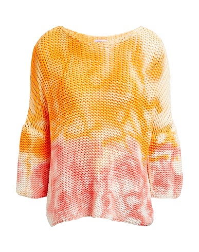 ROSSOPURO Sweater Orange 100% Cotton