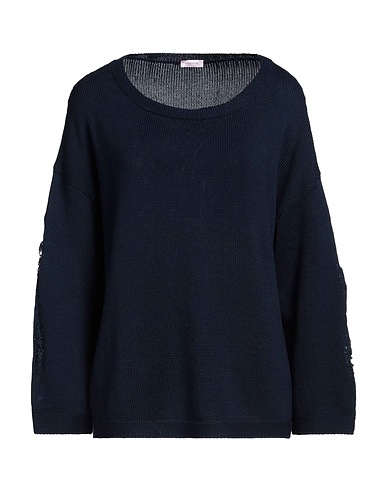 ROSSOPURO Jumper Navy blue 100% Cotton