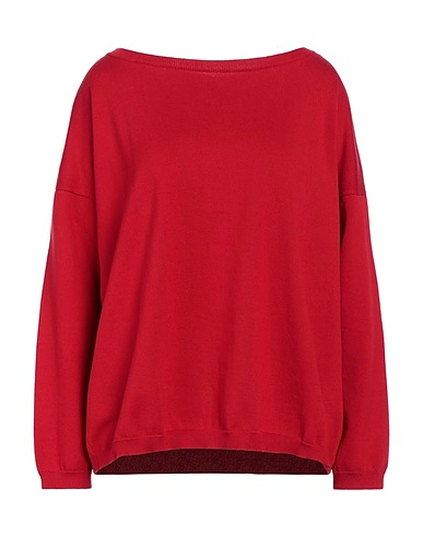 ROSSOPURO Sweater Red 100% Cotton