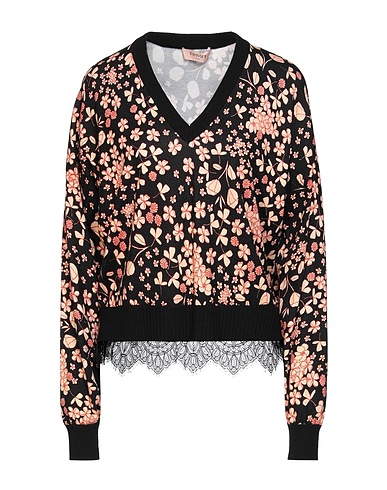 TWINSET Pullover Schwarz 55% Viskose, 45% Polyamid