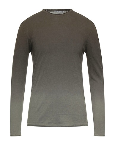 GREY DANIELE ALESSANDRINI Jumper Military green 100% Cotton