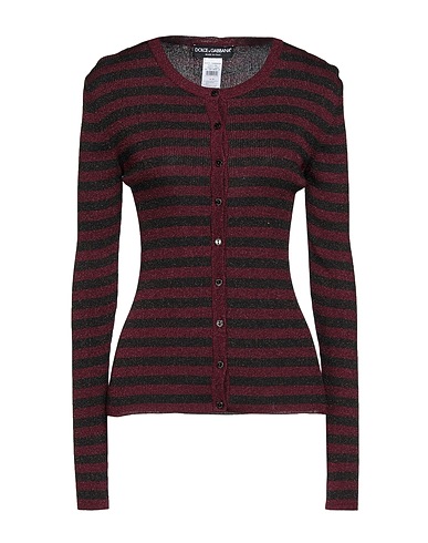 DOLCE&GABBANA Cardigan Plum 77% Viscose, 23% Polyester
