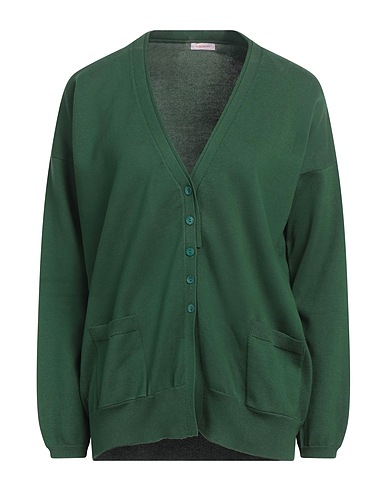 ROSSOPURO Cardigan Verde 100% Cotone