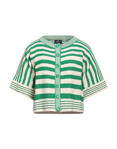 ELISABETTA FRANCHI Cardigan Vert 60% Coton, 40% Viscose