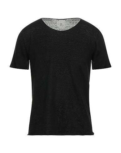 MN ST_U Sweater Black 75% Linen, 25% Cotton