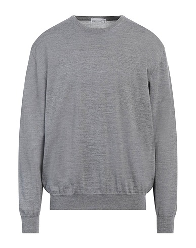 ALESSANDRO LUPPI Sweater Light grey 100% Merino Wool
