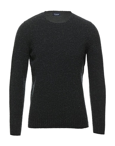 DRUMOHR Πουλόβερ Γκρι ανθρακί 100% Μαλλί αρνιού