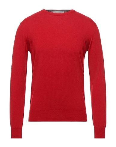 OUR FLAG Pullover Rosso 70% Cotone, 30% Lana Merino