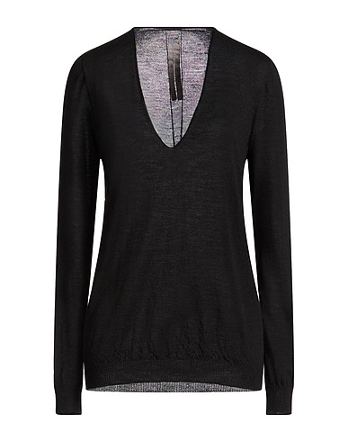 RICK OWENS Sweater Black 100% Virgin Wool