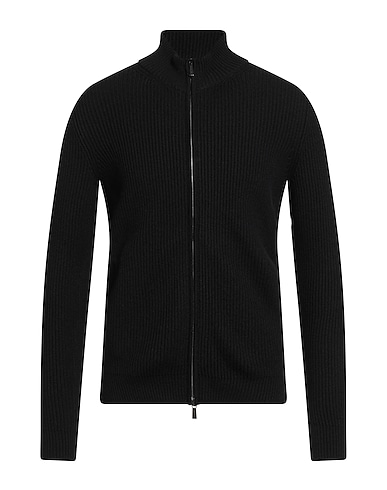 MOORER Cardigan Black 100% Cashmere