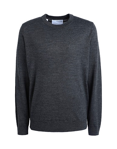 SELECTED HOMME Pullover Piombo 50% Poliestere, 50% Lana Merino