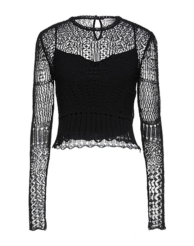 MCQUEEN Jumper Black 65% Cotton, 35% Polyamide