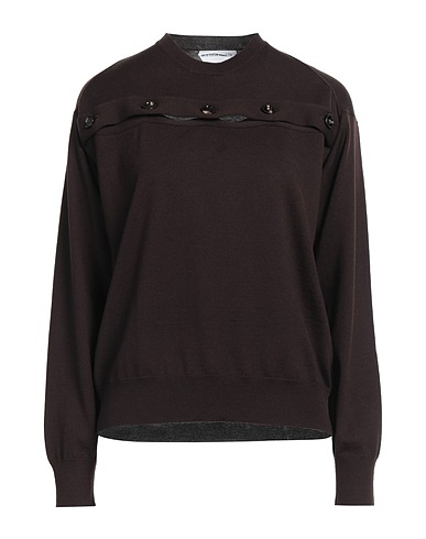 BOTTEGA VENETA Pullover Testa di moro 100% Lana, Poliammide, Elastan