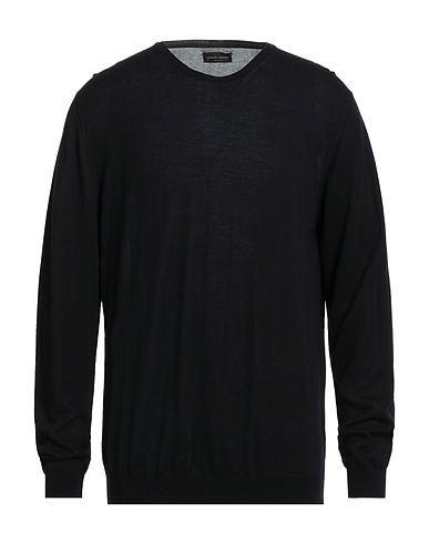 ROBERTO COLLINA Jumper Black 100% Cotton