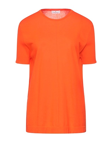 BRUNO MANETTI Jumper Orange 100% Cotton