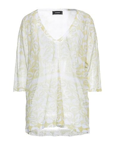 CIVIDINI Jumper Light green 82% Cotton, 18% Polyamide