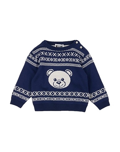 MOSCHINO BABY Pullover Blu notte 100% Lana