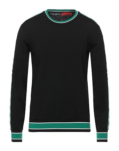 DOLCE&GABBANA Jumper Black 97% Virgin Wool, 3% Polyamide