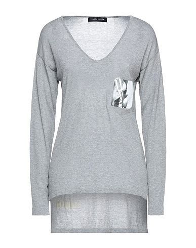 FRANKIE MORELLO Jumper Grey 83% Viscose, 17% Nylon, Polyurethane