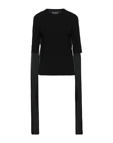 NEIL BARRETT Jumper Black 75% Viscose, 25% Nylon