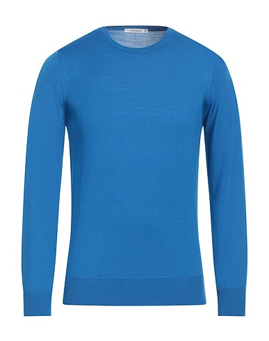 KANGRA Pullover Blu chiaro 100% Lana Merino